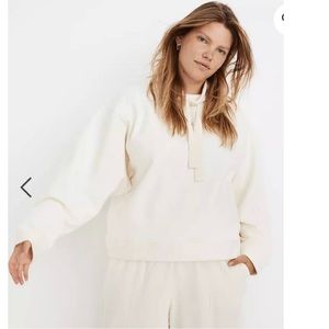 Madewell - MWL Ribbed Funnelneck Sweatshirt